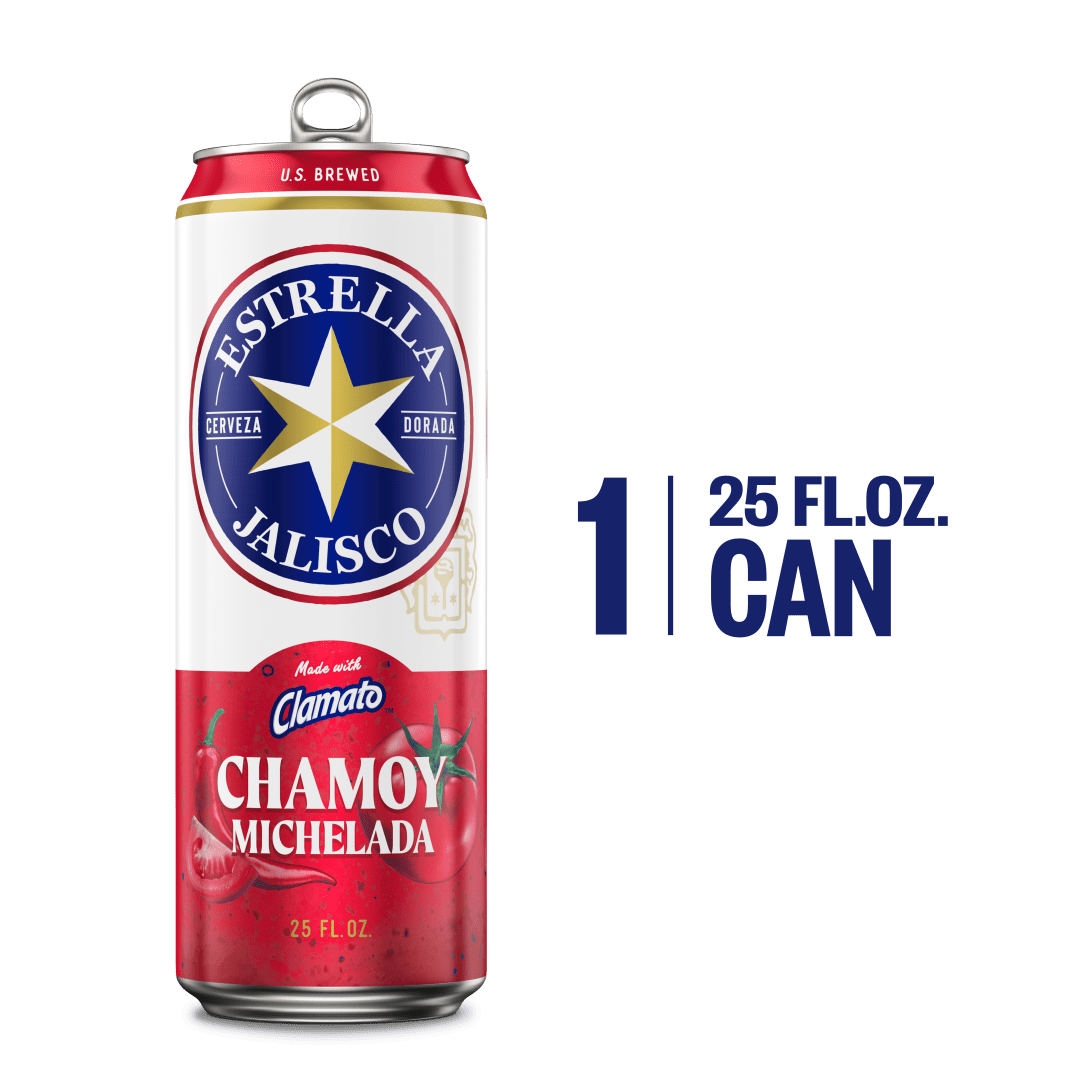 Estrella Jalisco Clamato Chamoy Michelada 25 fl oz 3.5% ABV