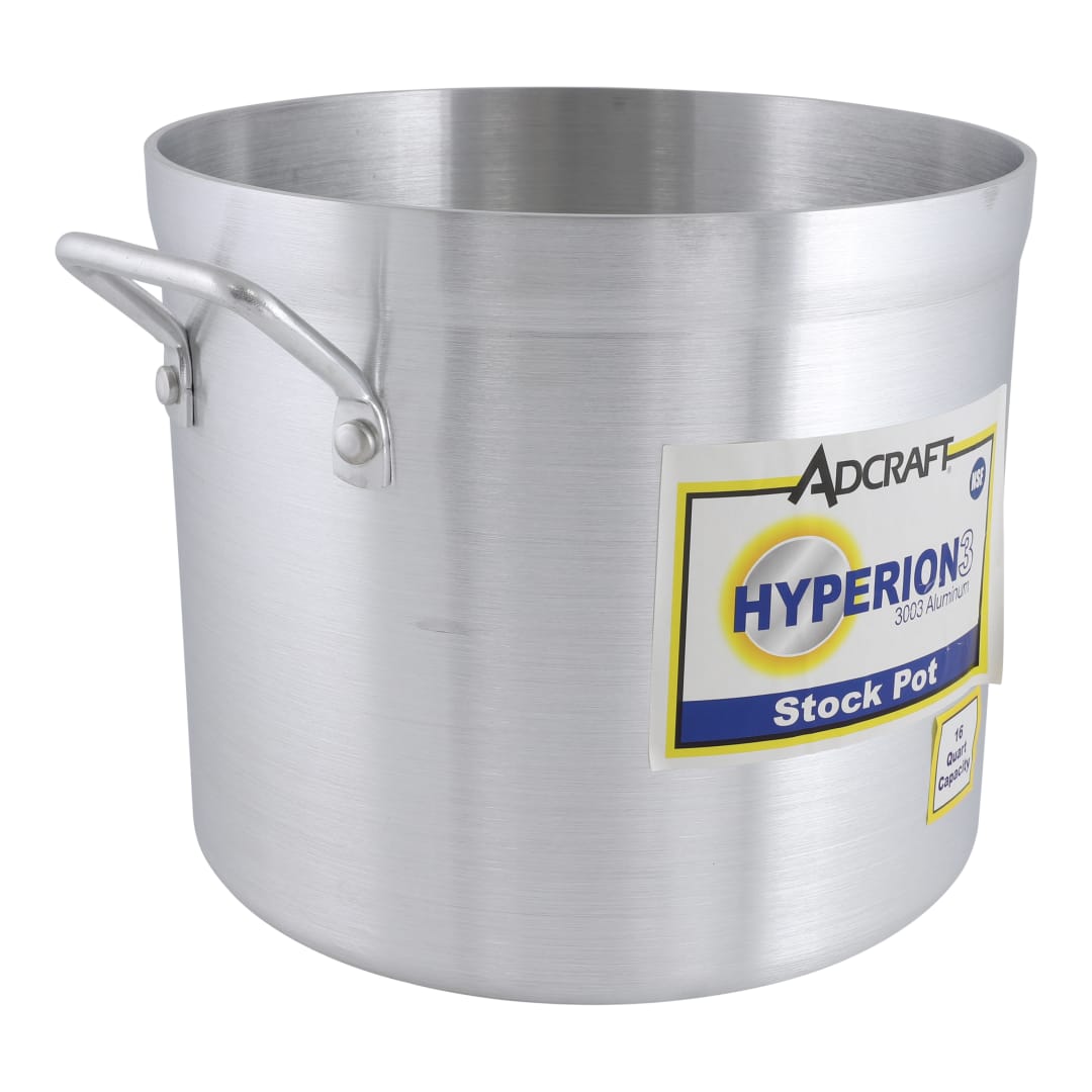 H3-SP16 - STOCK POT ALUM 16 QT