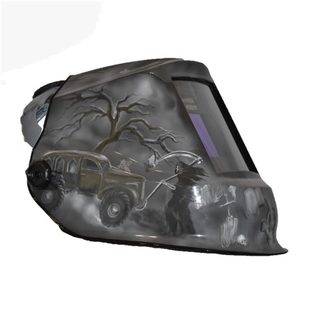 Weld Helmet, 6 Feet Under Graphics
