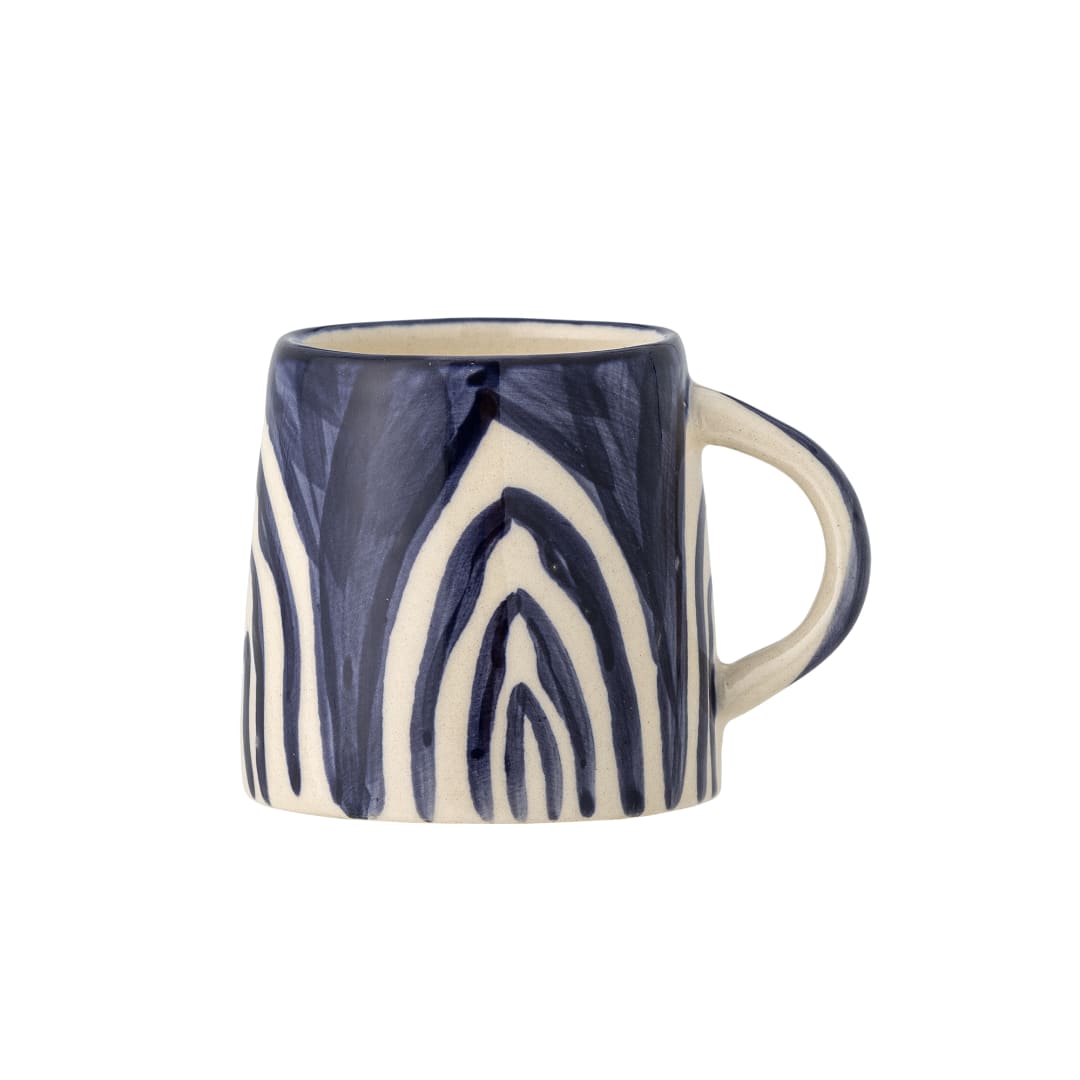 82061091 - Shama Espresso Cup, Blue, Stoneware STOCK: 300