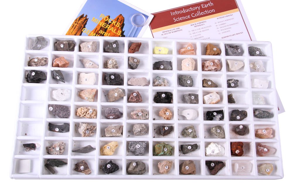 MINERAL COLLECTION, CLASSROOM