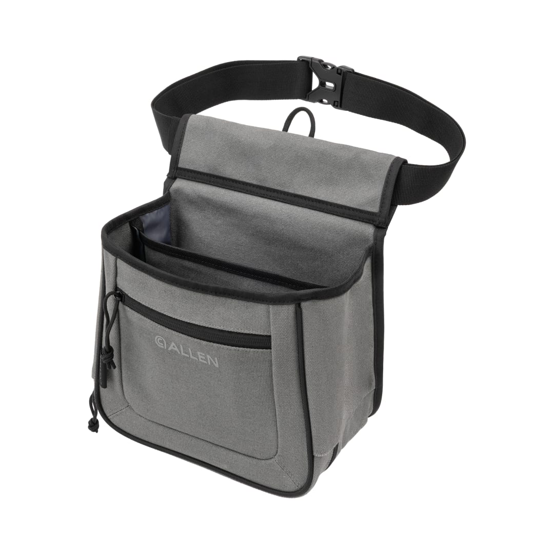 Allen Company Rival Double Compartment Shell Bag, Fits 2 Boxes, Gray
