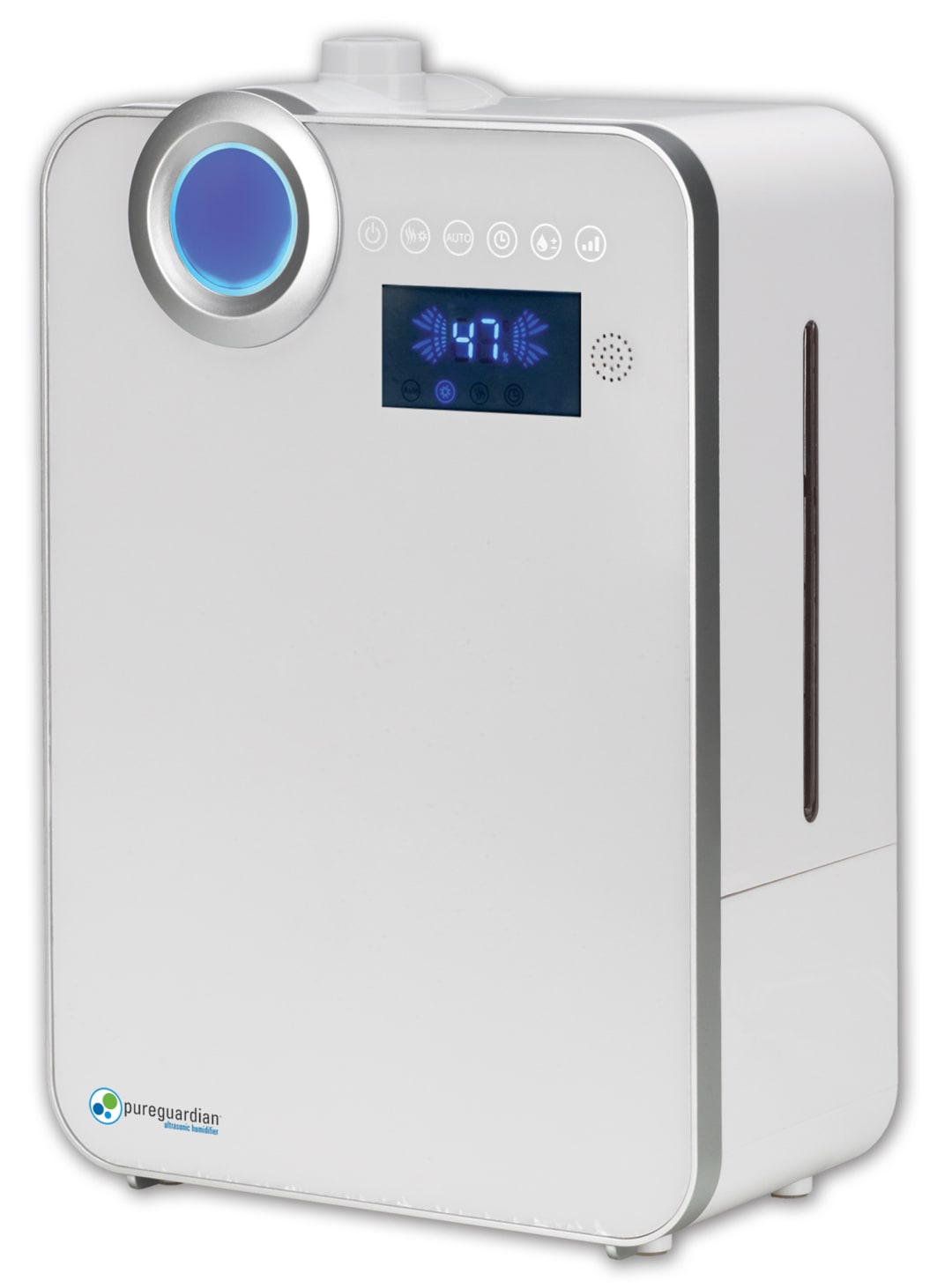 PureGuardian® H7550 90-Hour Elite Ultrasonic Warm and Cool Mist Humidifier with Digital Smart Mist Sensor, 1.32-Gallon