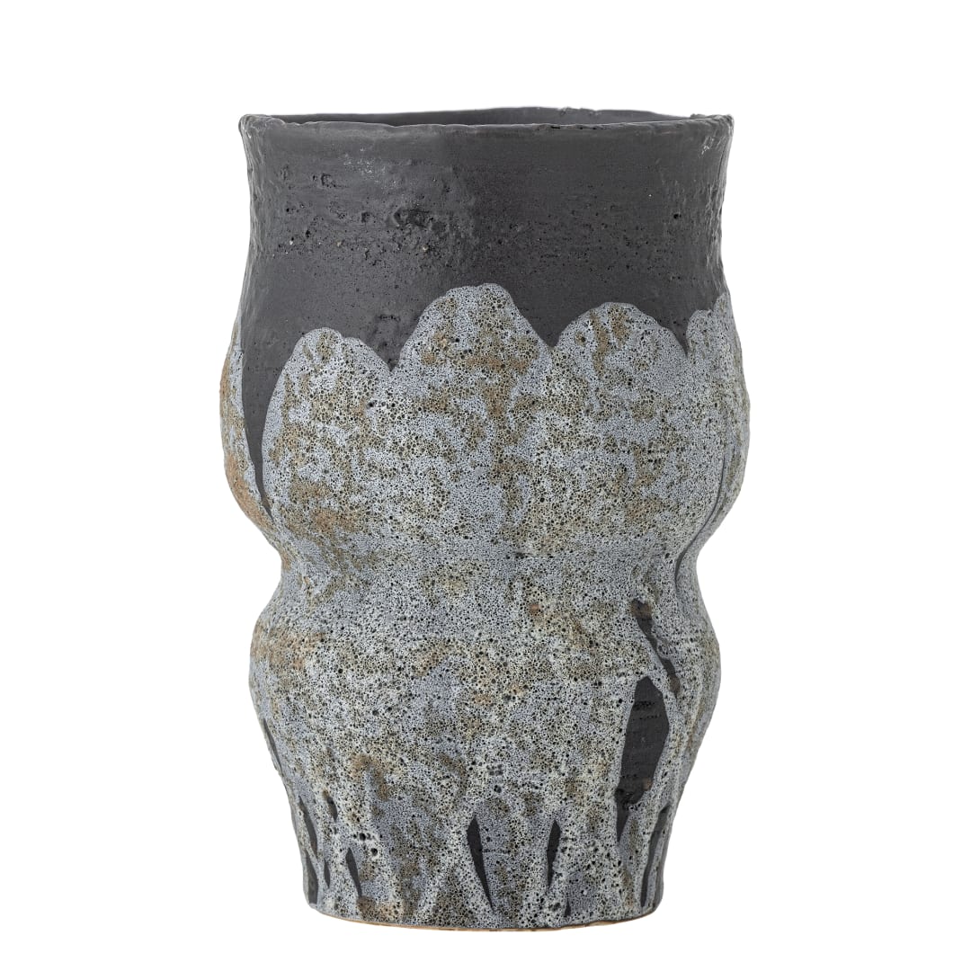 82072496 - Neeson Flowerpot, Blue, Stoneware STOCK: 300