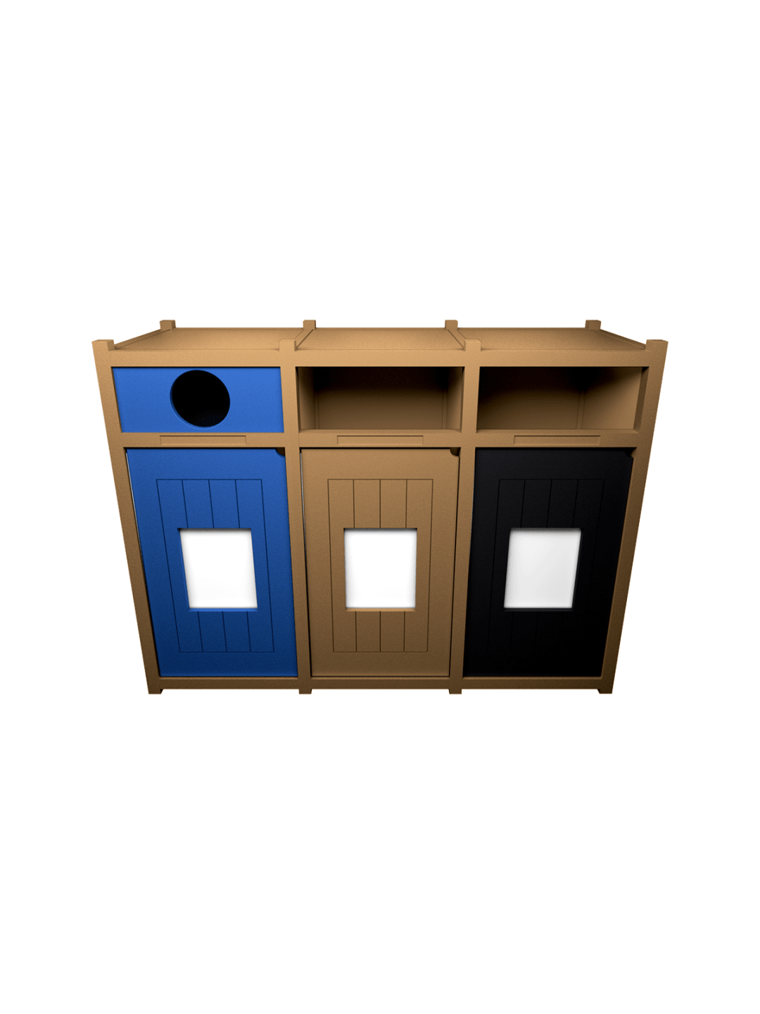  VISION - Triple - Unit - Circle-Full-Full - Cedar-Blue-Cedar-Black
