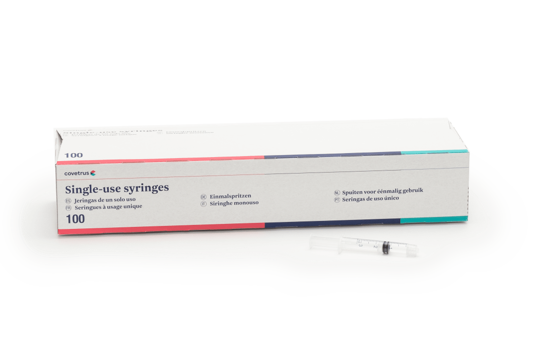 Covetrus 3-Part Luer Lock Syringe, White, 3cc/mL, Sterile