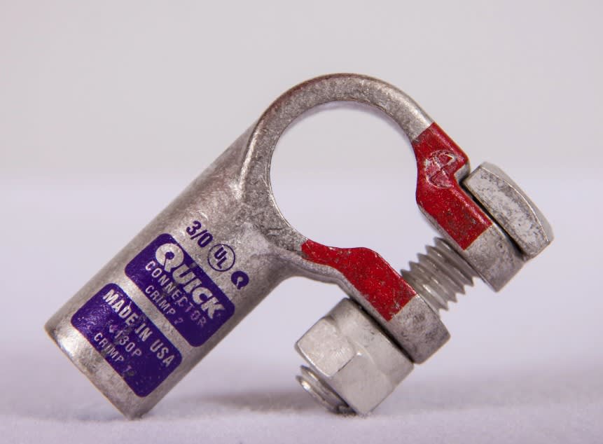 Aeroquip Quick Cable 3/0 Gauge Positive Right Elbow Crimp