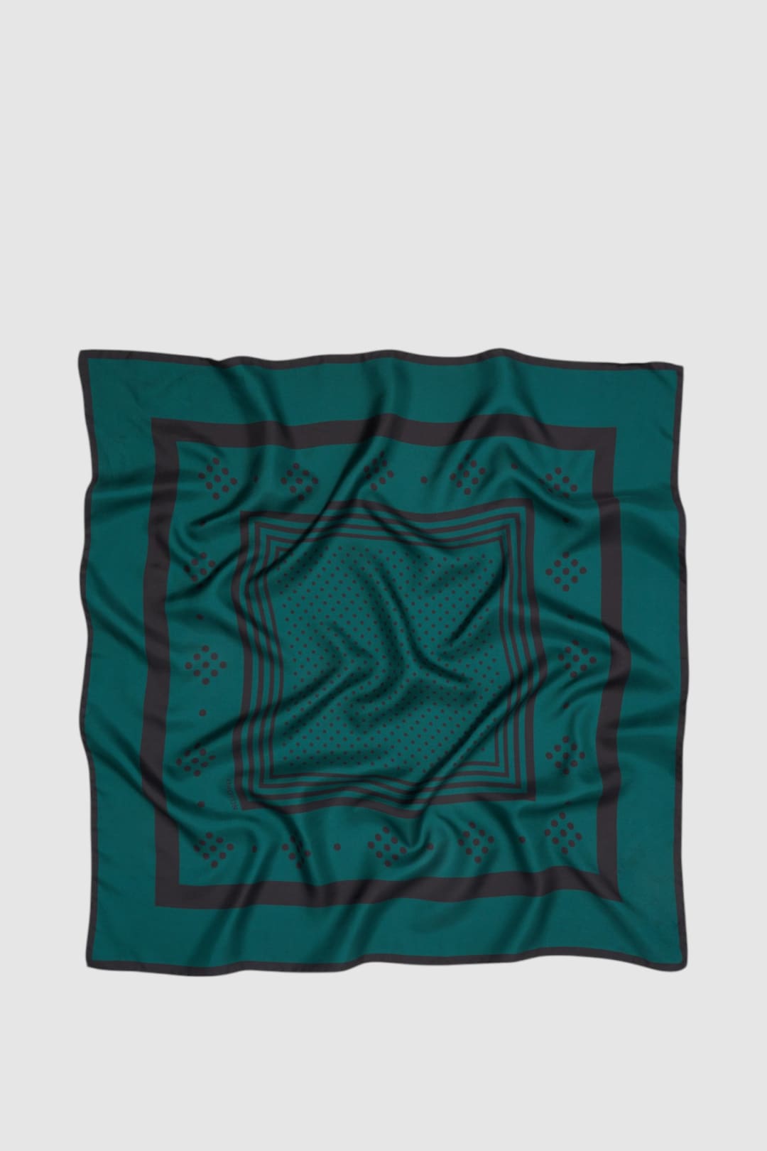 Spot Print Silk Scarf