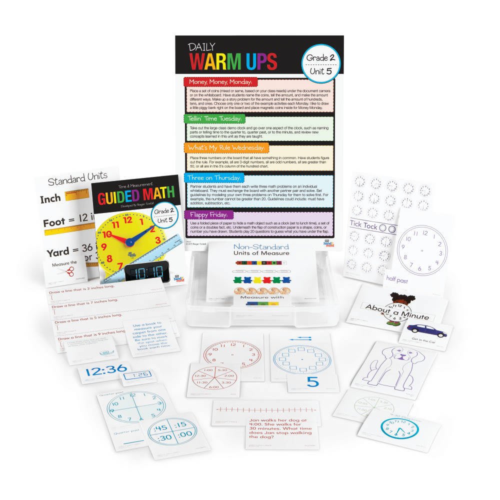 GUIDED MATH KIT, TIME & MEASUREMENT G2U5