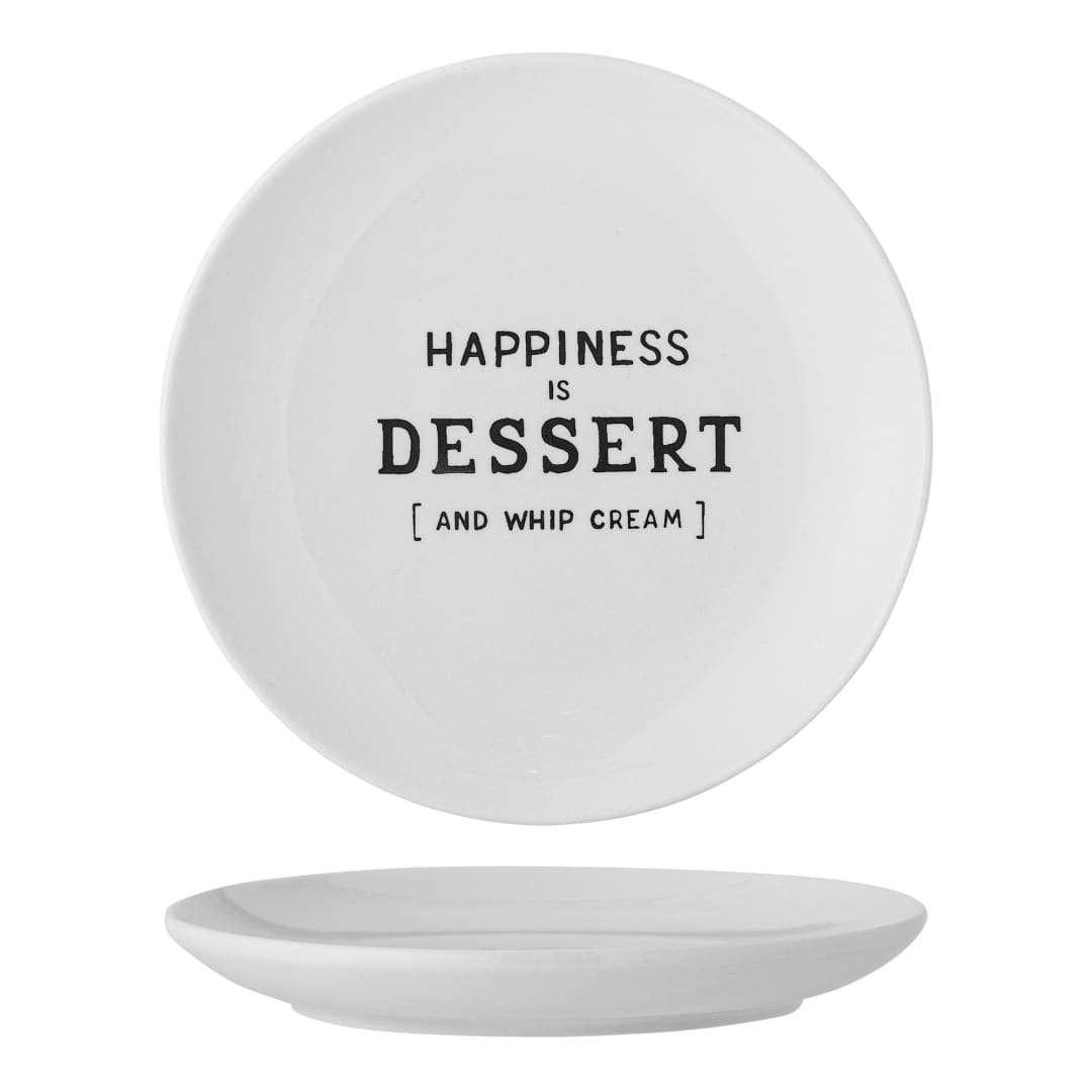 82061412 - Wendy Plate, White, Stoneware STOCK: 300