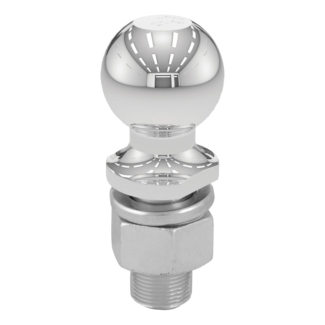 CURT 2-5/16" Trailer Ball (1-1/4" x 2-5/8" Shank, 15,000 lbs., Chrome, Packaged) #40078