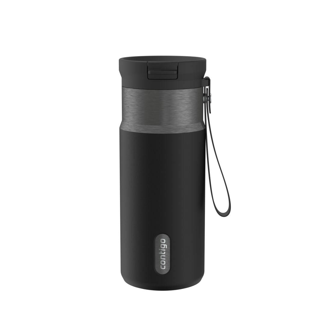 Contigo SnapSeal™ 16 oz Leakproof Stainless Steel Water Bottle with Carrying Strap