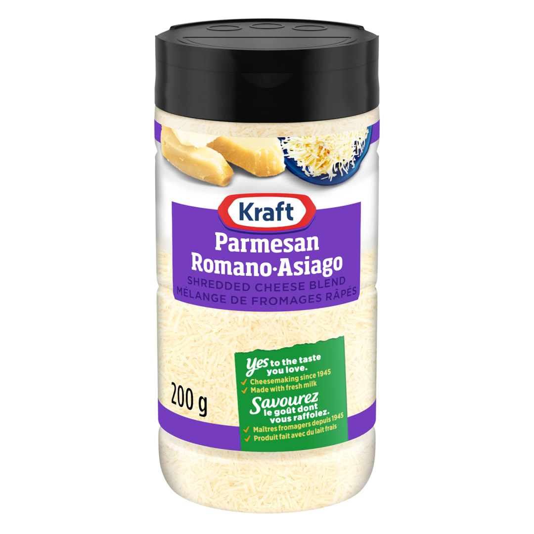 Kraft Parmesan Romano-Asiago Shredded Cheese