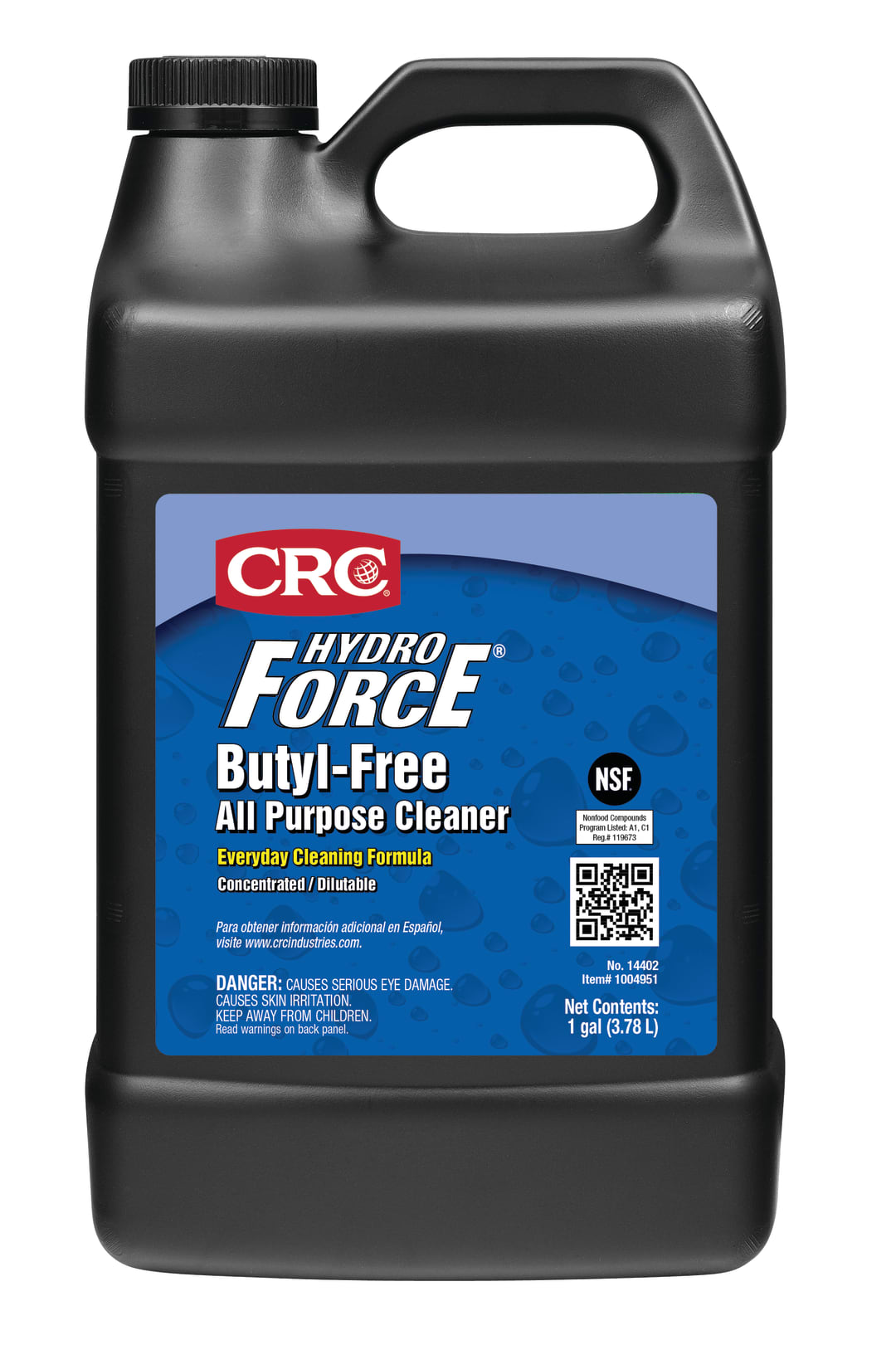 CRC HydroForce Butyl-Free All Purpose Cleaner 1X1GL