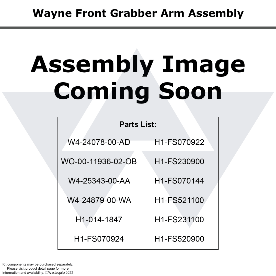 Wastebuilt® Replacement for Curbtender Grabber Arm Front