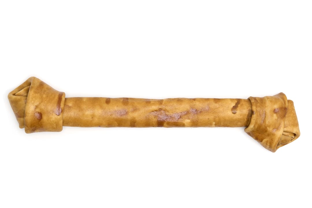 Treatly 100% USA Made Beefhide Bones Dog Chew Treats, Chicken, Extra Extra Large