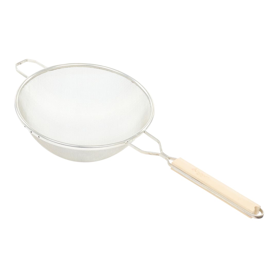 Adcraft Tinned Steel Strainer, 10" Dia., in Silver (SGTN-10)