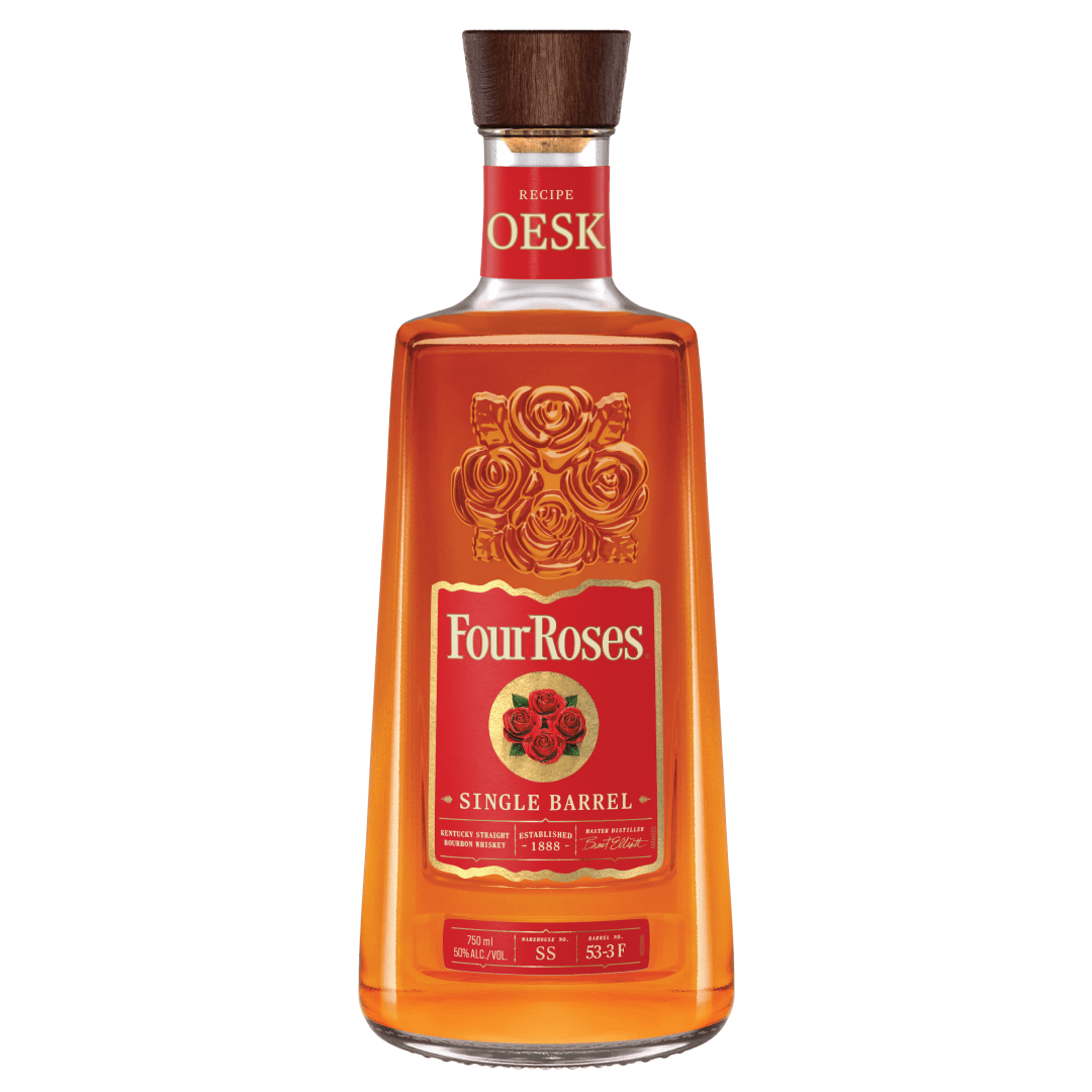 Four Roses Single Barrel OESK Bourbon, 100 Proof, Kentucky, 750 ml Bottle