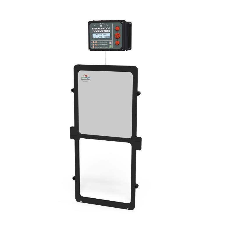 Manna Pro Harris Farms Automated Chicken Coop Door - Built in Timer - Flock Security