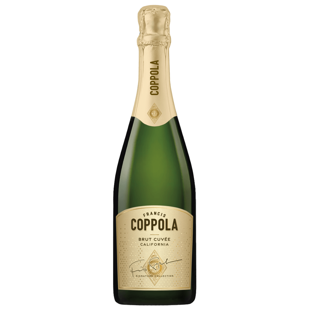 Francis Coppola Signature Collection Brut Cuvee Sparkling White Wine, California, 750mL, 11.5% ABV