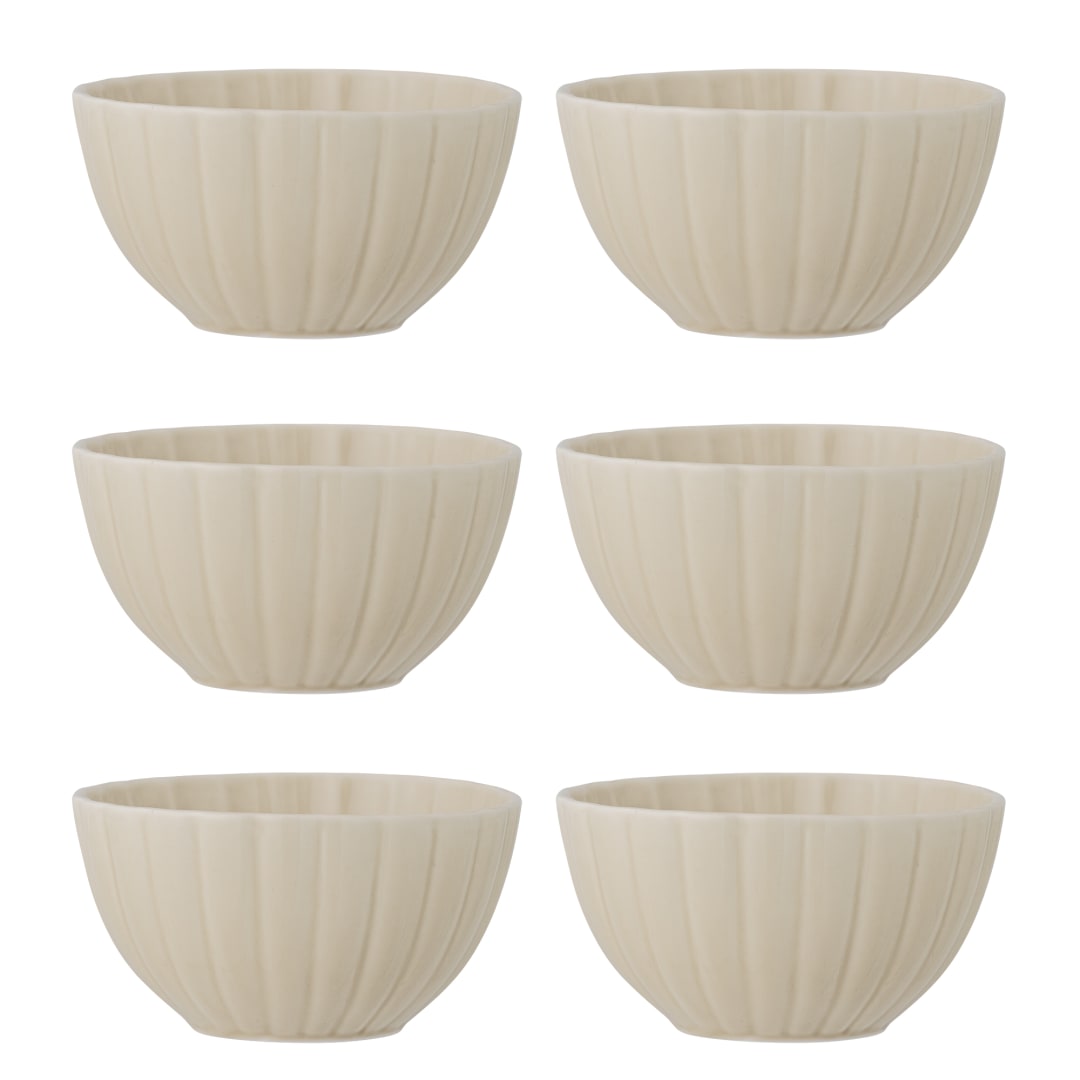 82061200 - Latina Bowl, Multipack, Nature, Stoneware STOCK: 10