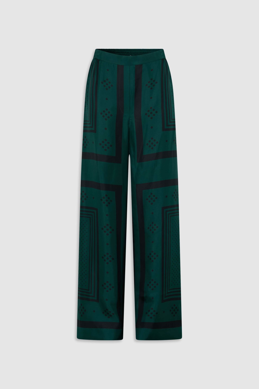 SPOT SCARF PRINT TROUSER