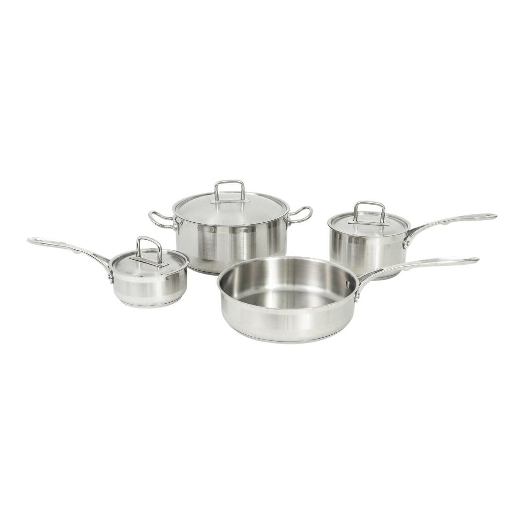 SXS-7PC - 7 PC COOKWARE SET 18/8 S/S