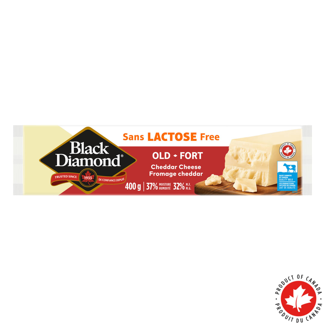 Black Diamond Lactose Free Old Cheddar Cheese Bar, 400g