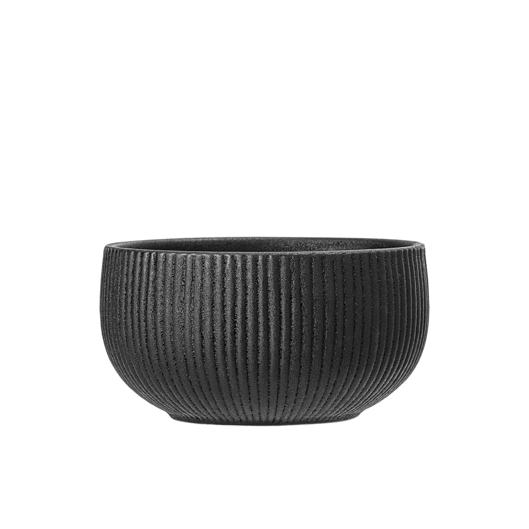 21255684 - Neri Bowl, Black, Stoneware STOCK: 300