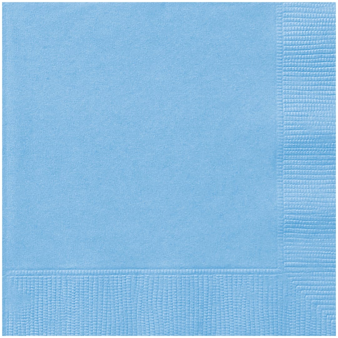 Powder Blue Solid Luncheon Napkins, 20ct