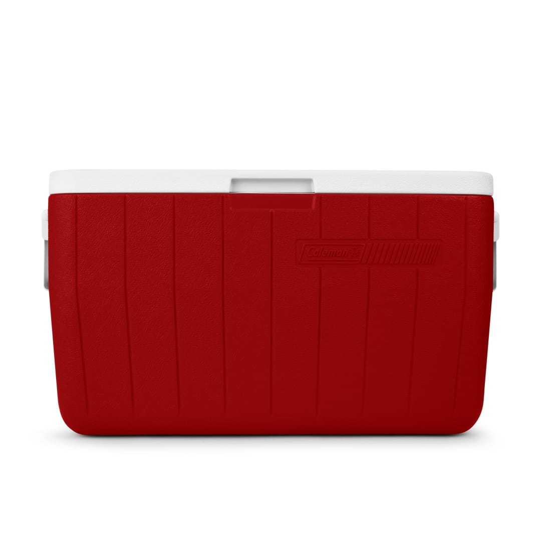 Coleman® Hielera Chiller, de 48 QT, Capacidad de 45.4 litros, Rojo