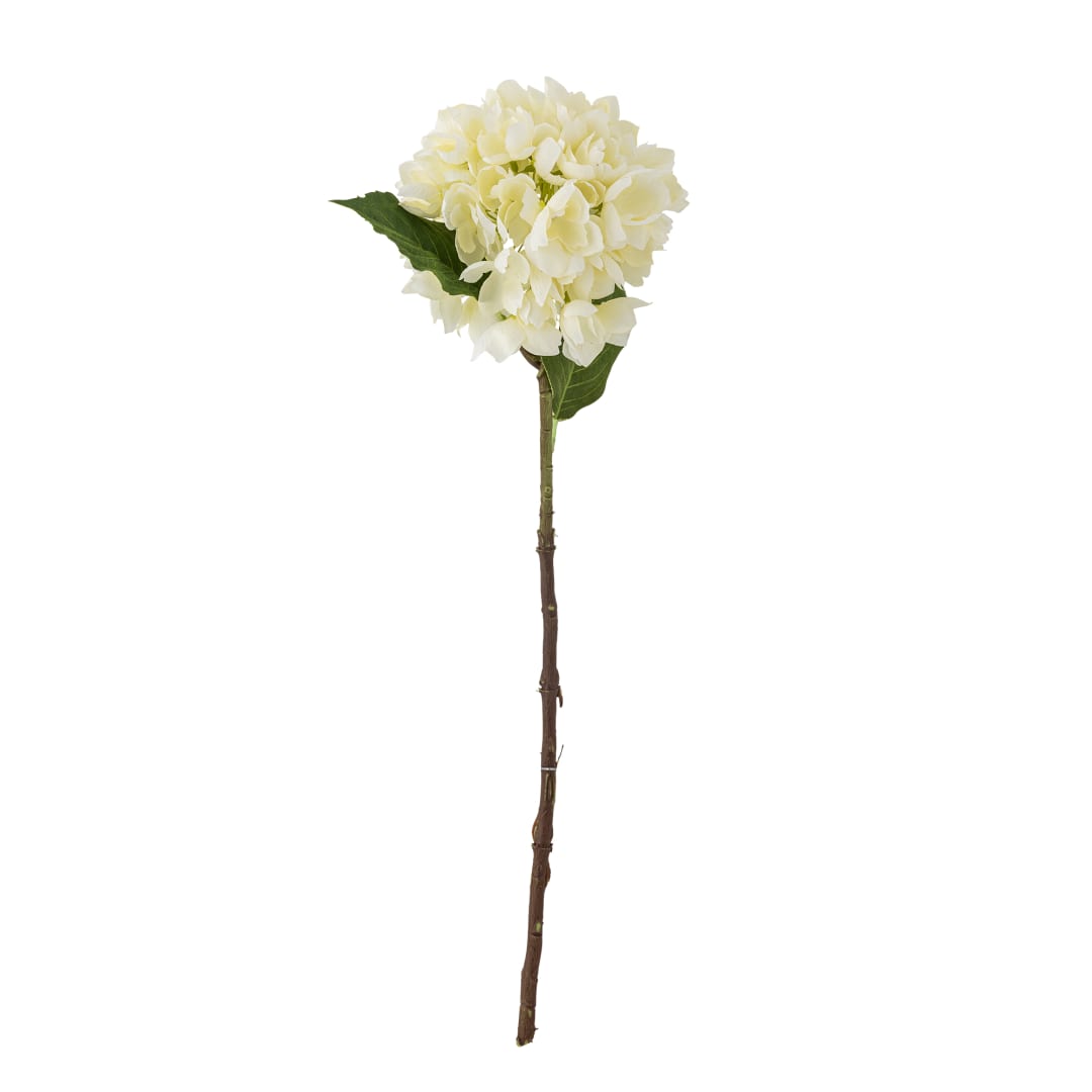 82061515 - Hydrangea Stem, White, Artificial Flowers STOCK: 300