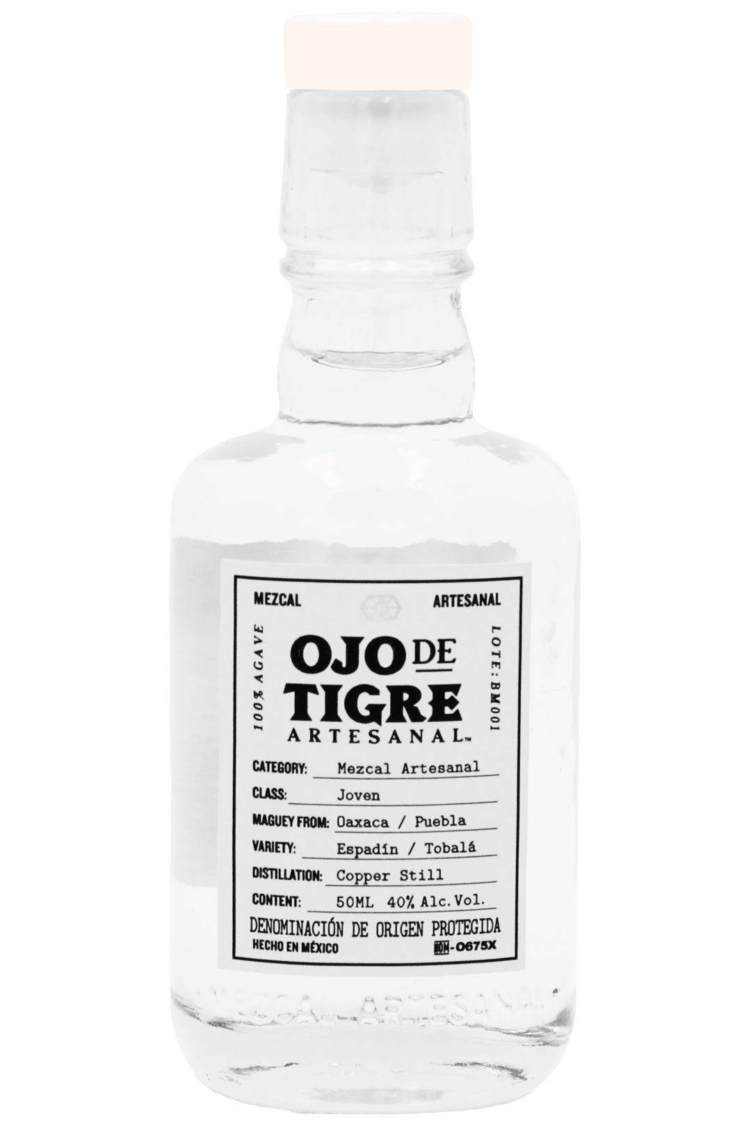 Ojo De Tigre Mezcal Artesanal, 50 ml Bottle, 80 Proof