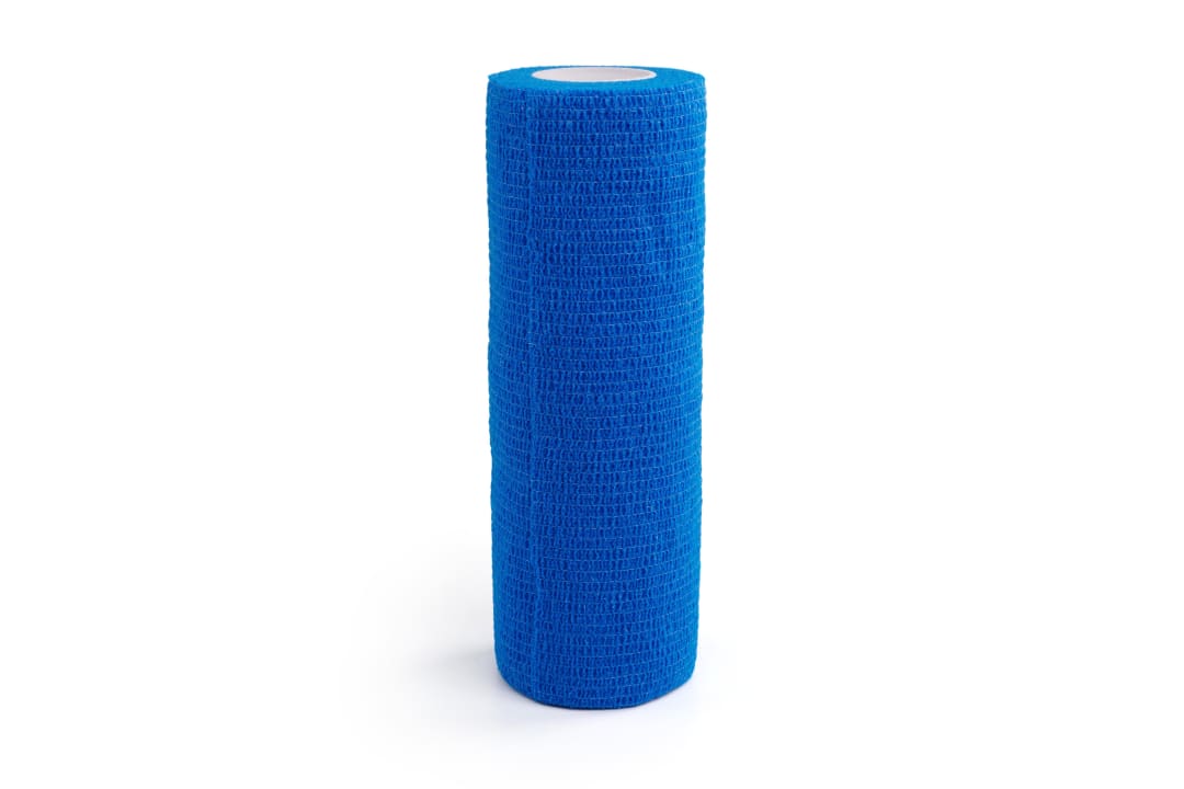 KRUUSE Cohesive Flex Bandage, Blue, 15cm