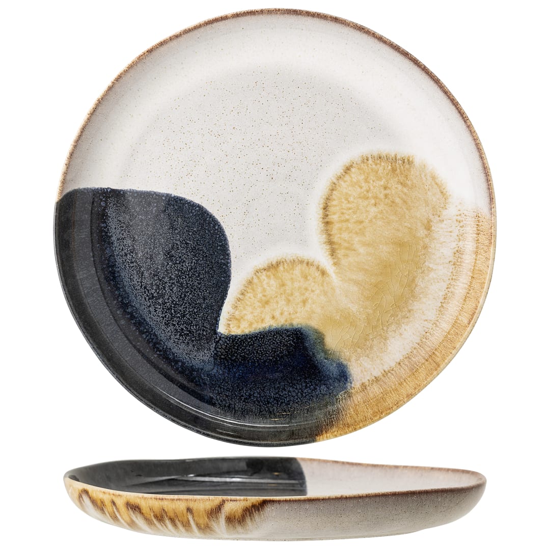 82046914 - Jules Serving Plate, Blue, Stoneware STOCK: 300