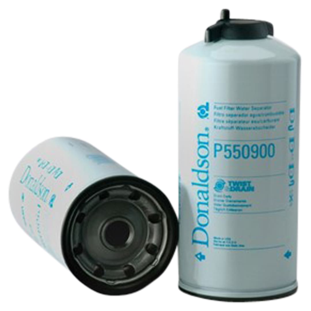 Donaldson 4.22OD X 9.78" Fuel Filter with Spin-On Twist and Drain