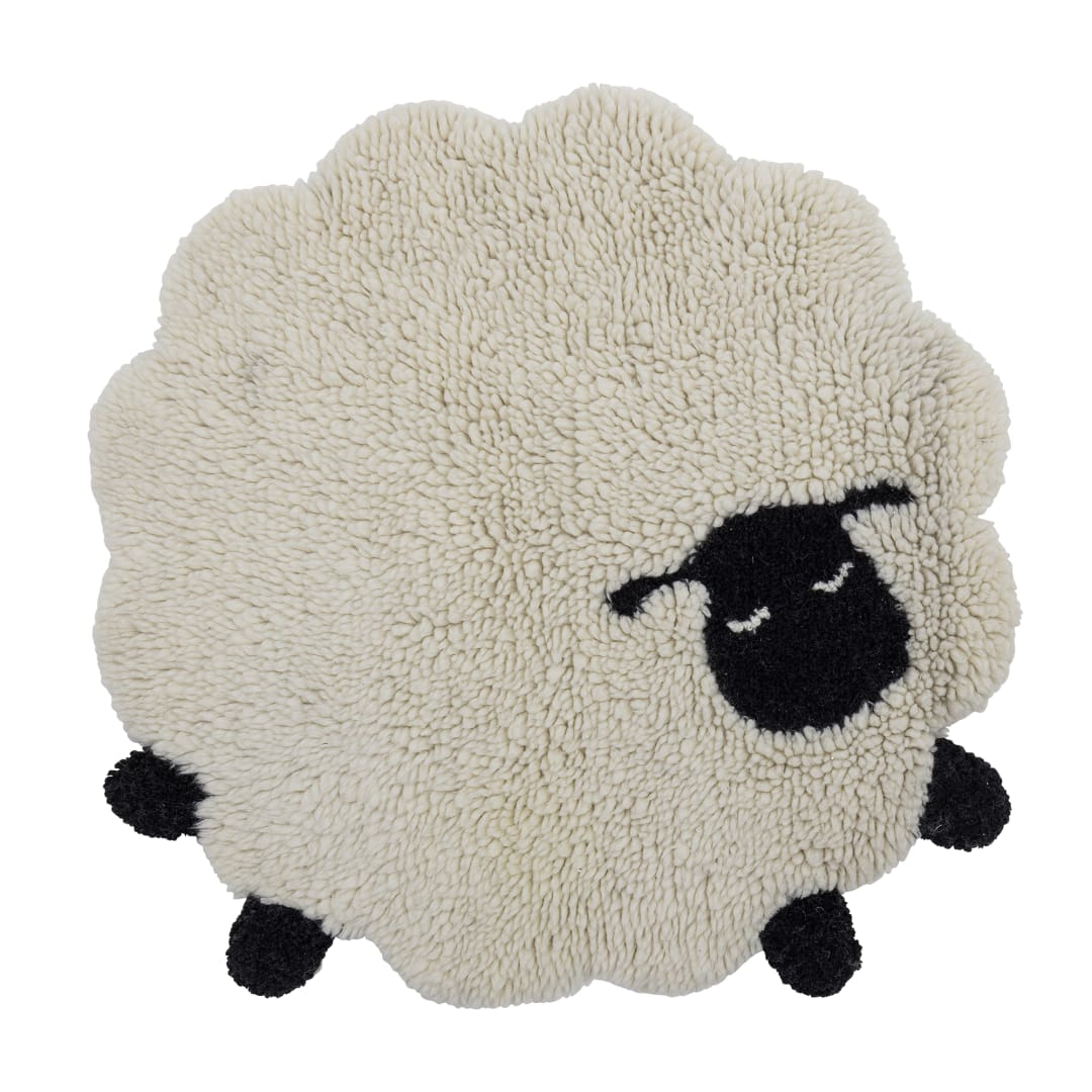 82062350 - Dolly Rug, White, Wool STOCK: 46