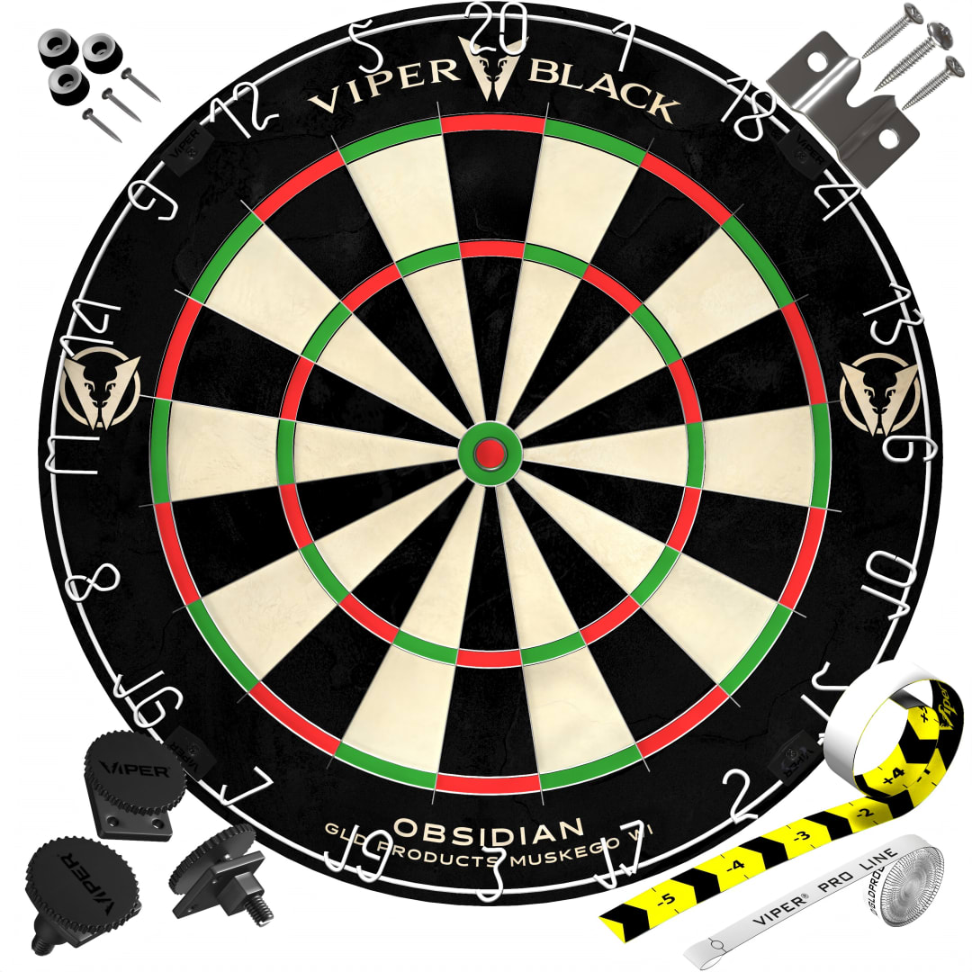 Viper Black Obsidian Sisal Dartboard