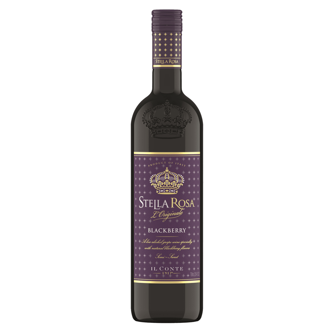 Stella Rosa Blackberry Semi-Sparkling Red Wine 750 ml