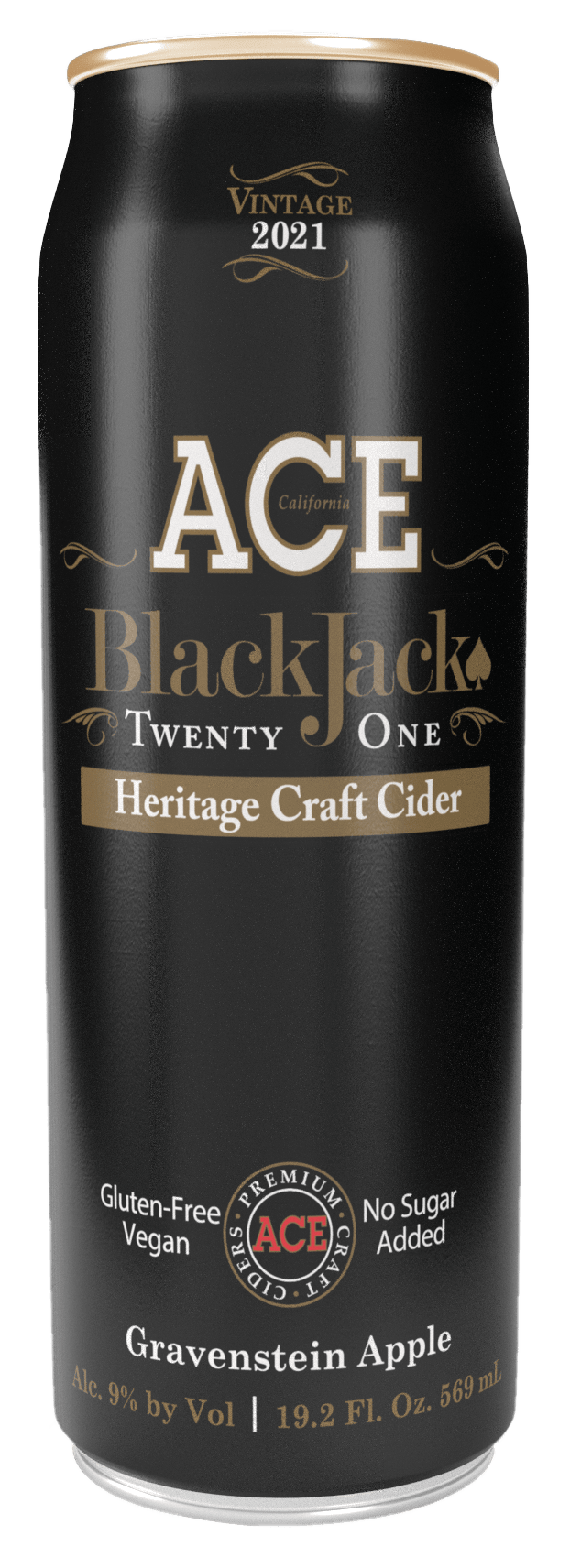 ACE BlackJack 21 Cider 19.2 oz Can