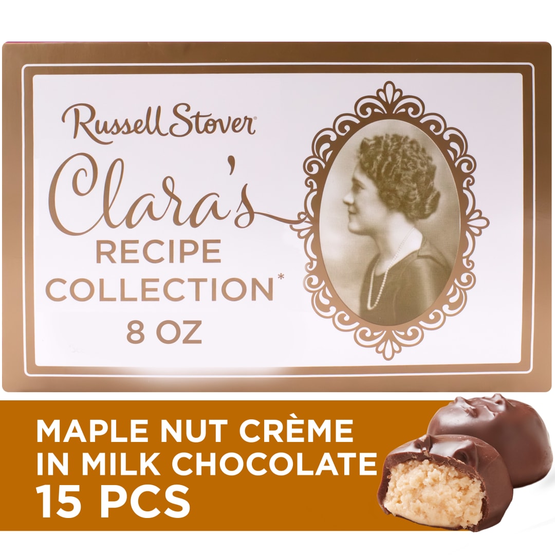 RUSSELL STOVER 'Clara's Recipe Collection' Maple Nut Crème Candy Gift Box, 8 oz.