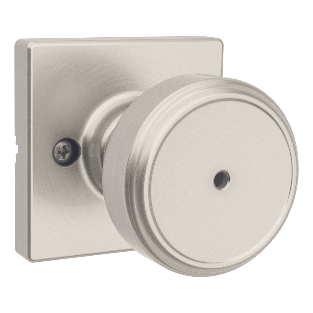 Maven Square Privacy Door Knob with Microban Protection