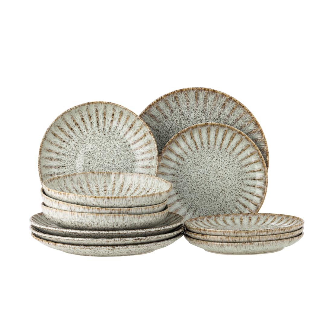 82068691 - Fleur Dinnerware Set, Nature, Stoneware STOCK: 5