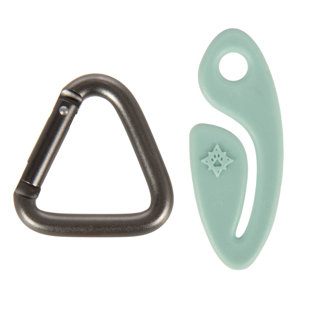Sherpa Pick Up Durable Dog Waste Bag Holder with Carabiner, Teal