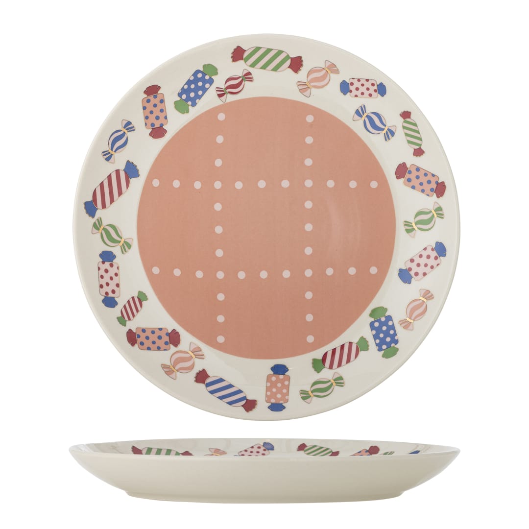 82063306 - Caramella Plate, Multi, Stoneware STOCK: 300