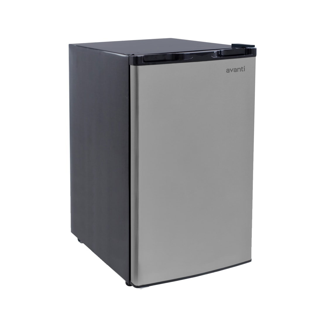 Avanti 4.5 cu. ft. Compact Refrigerator, Mini-Fridge, with True Freezer in Stainless Steel (RMX45B3S)