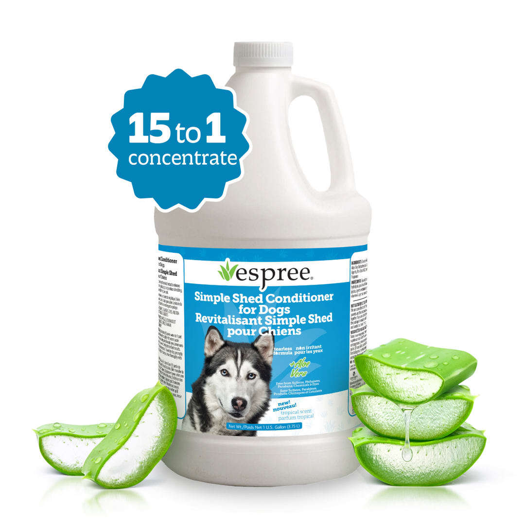 Espree Simple Shed Dog Treatment, Gallon