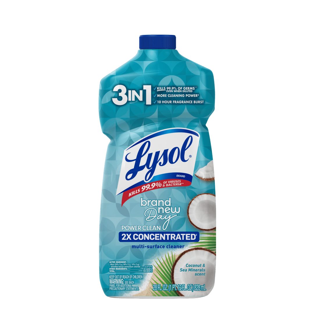 LYSOL® Multi-Surface Cleaner - Pourable Brand New Day™ Coconut & Sea Minerals 9/28 oz.