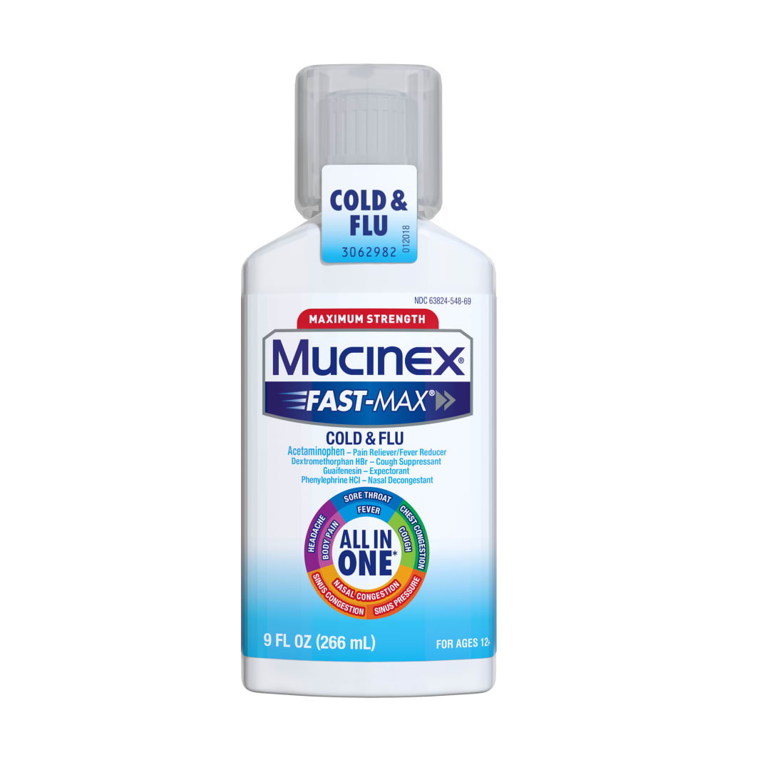 MUCINEX® FAST-MAX® Adult Liquid - Cold & Flu 6/9 oz.