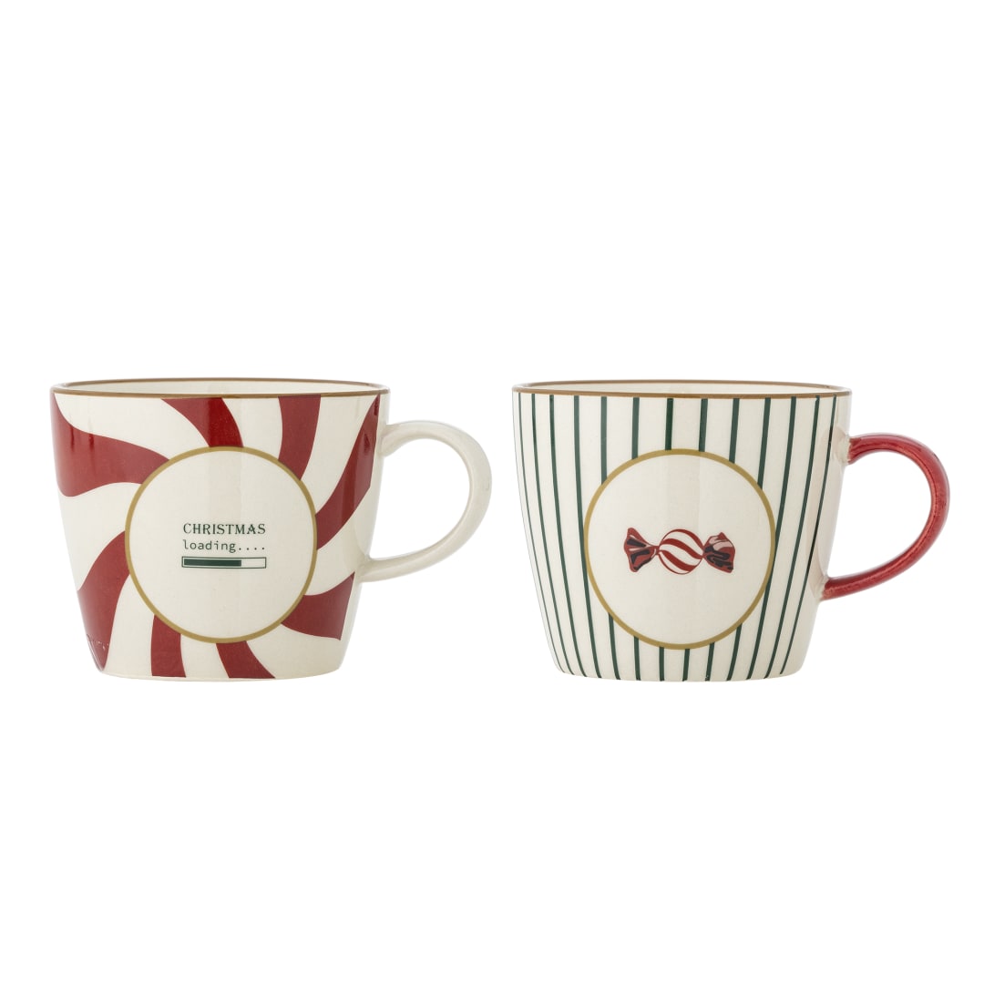 82062887 - Yule Mug, Multi, Stoneware STOCK: 300